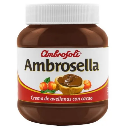 Crema Avelana Ambrosella Con Cacao Ambrosoli 350g