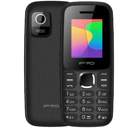 Celular IPRO A7MINI Dual SIM Tela de 1.8" Câmera VGA e Rádio FM - Preto