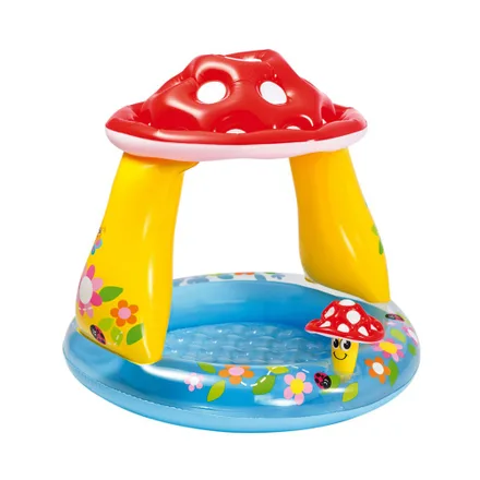 Piscina Intex 57114 Seta Con Techito Solar Para Bebe 1.02 X1.02 M