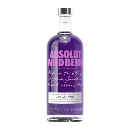 Vodka Absolut 40 Wild Berri 1 Litro