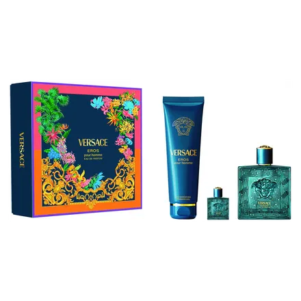 Gianni Versace Eros Pour Homme Eau Parfum Plus Shower Gel 100ml 10ml