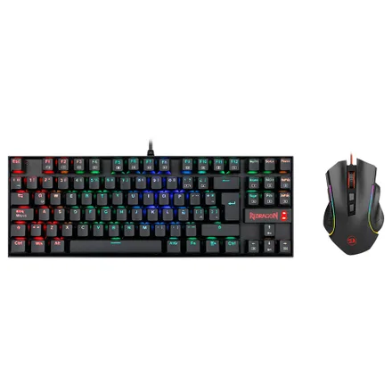 Teclado Gamer Mecanico Redragon Mouse M607 Dpi