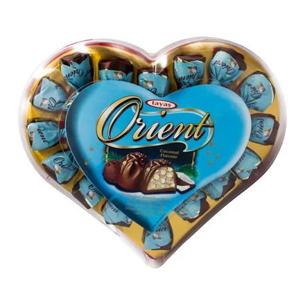 Bombom Tayas Orient Forma Corazon Sabor Coco 193g