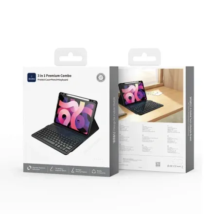 Wiwu Capa Protector iPad Mk 006 11 3EN1 Pencil Plus Keyboard