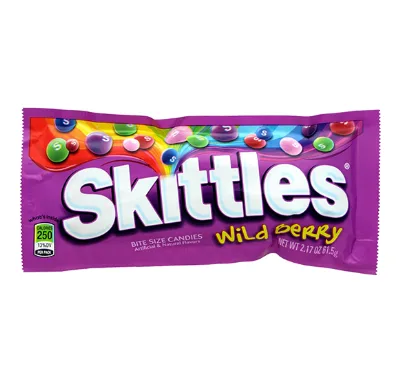 CARAMELOS SKITTLES POUCH WILD BERRY 61.5GR