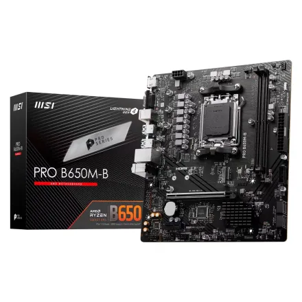 Placa Mae Msi Pro Ddr 5 Socket AM5 Chipset B650 Atx