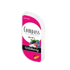 PASTILLAS COMPASS SIN AZUCAR WILDBERRY 7G