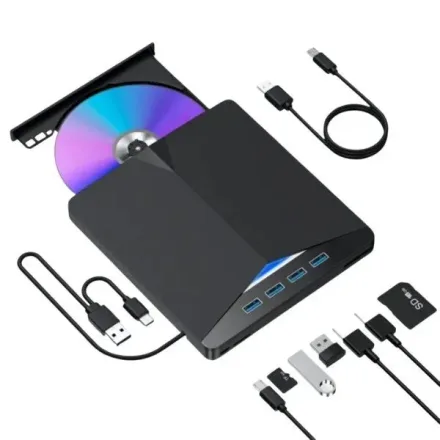 Grabador Dvd Rw Externo 7 En 1 Multi Function