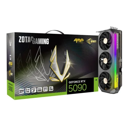 Placa Video Zotac Amp Extreme Infinity Geforce Rtx 5090 Gddr 7 Zt 10P 32GB