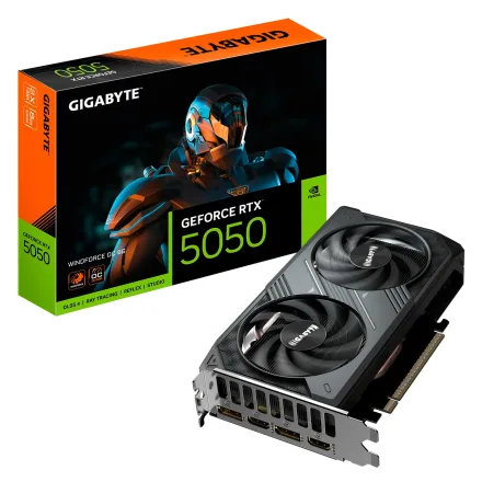 Placa Video Gigabyte Windforce Oc Geforce Rtx 5050 Gddr 6 Gv 8GD