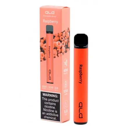 Vape Descartavel Ald 600 Puff Raspberry