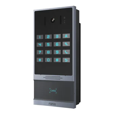 Fanvil Video Porteiro I64 2 Linhas Sip Cam Teclado Nume