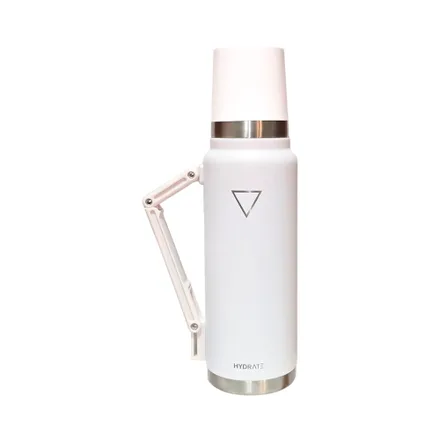 Termo Hydrate Mate 1.2 L Blanco