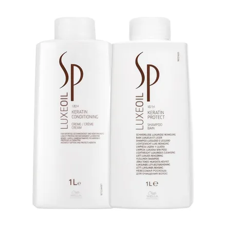 Wella Sp Luxe Oil Keratin Protect Shampoo Plus Acondicionador 1 Litro
