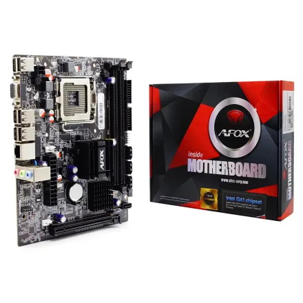 Placa Mae Afox IG41 MA7 Ddr 3 Socket 775 Chipset G41 Atx