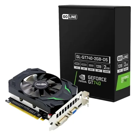 Placa Video Goline Geforce Gt 740 Gddr 5 Gl D5 1 Ano