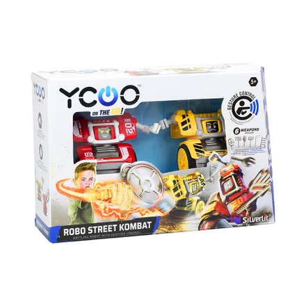 Kit De Juego Silverlit Ycoo On The Go Robo Street Kombat 88067
