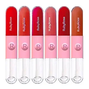 Batom 2 1 Holografico Matte Gloss Hb F568