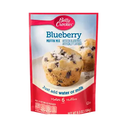 Mezcla Muffin Betty Crocker Blueberry 194 Gr