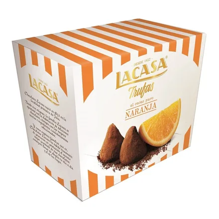 Chocolate Lacasa Trufas Naranja 200g