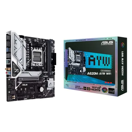 Placa Mae Prime Ayw Socket AM5 Chipset A620 Atx