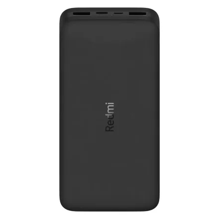 Carregador Portátil Xiaomi Mi PB200LZM 20000mAh + Cabo - Preto