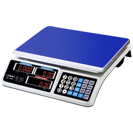 Balança Digital Comercial Satellite AB-21001 para até 40 kg - Branca Azul