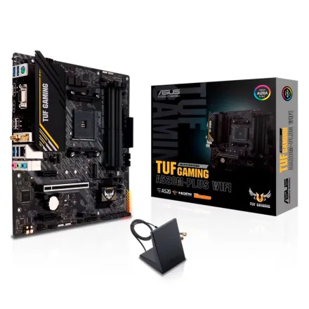 Placa Mae Tuf Gaming Plus Socket AM4 Chipset A520 Ddr 4 Atx