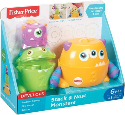 Juguete Fisher Price Monstruos Apilables Fnv 36