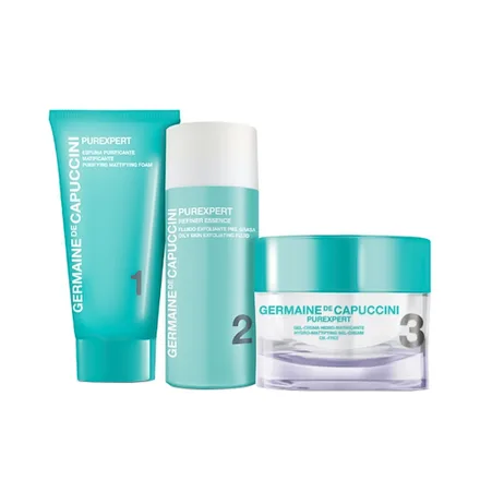 Set Germaine Capuccini Programa Purexpert Piel Grasa 3 Piezas