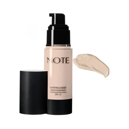 Note Base Mattifying Extreme Wear Foundation 126 Ivory