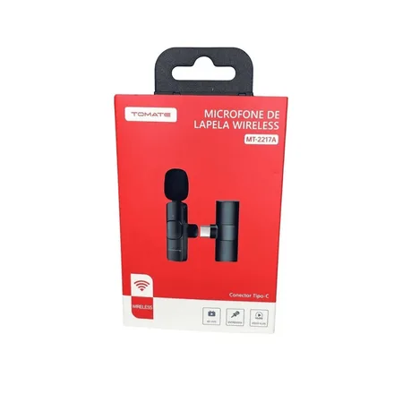 TOMATE MICROFONE DE LAPELA WIRELESS MT -2217A
