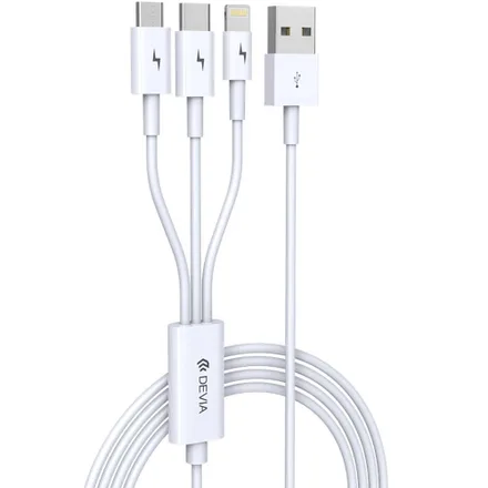 Cable Devia 3 En 1 To Lightning Metros