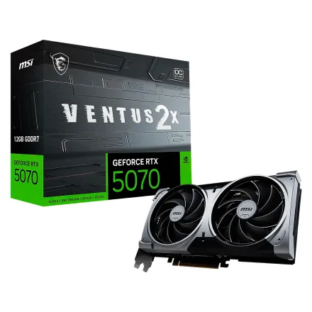 Placa Video Msi Ventus 2X Oc Geforce Rtx 5070 Gddr 7 912 V532