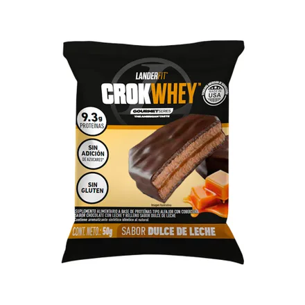 Alfajor Landerfit Crokwhey Dulce Leche 50 Gr