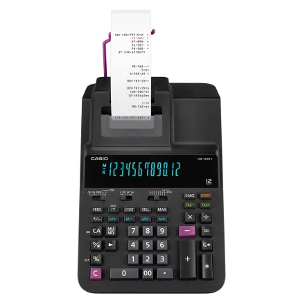 Calculadora Bobina Casio Dr 120R Bk