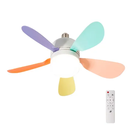 Satellite Ventilador Techo Luz E27 Control Bivolt
