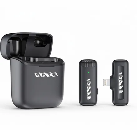 Microfono Inalambrico Satellite A-MK142 Lightning - Negro