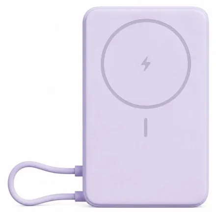 Carregador Portátil Xiaomi Magnetic Power Bank BHR08PAGL 10000mAh - Roxo