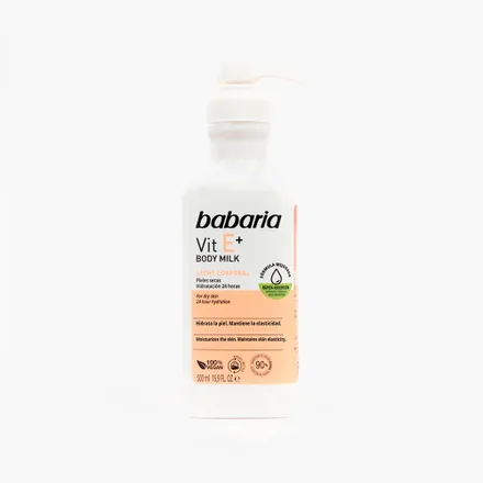 Leite Corporal Babaria Vitamina Pele Seca 500ml