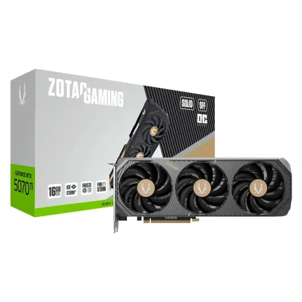 Placa Video Zotac Gaming Solid Sff Oc Geforce Rtx Gddr 7 Zt 10P