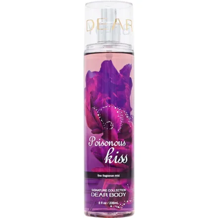 Colonia Dear Body Frag Mist Poisonous Kiss Feminino 236ml