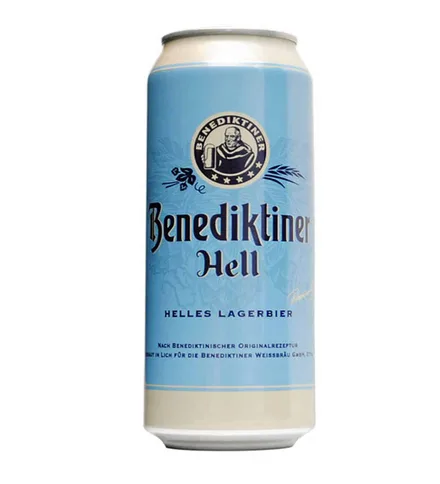 Cerveza Benediktiner Hell Lata 500ml