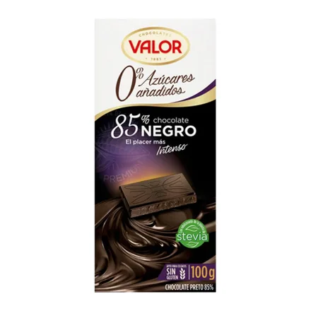 Chocolate Valor 0 Azucares 85 Cacao