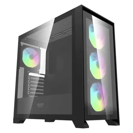 Gabinete Gamer Aigo Darkflash Drx 90 Glass Mid Tower 4 Fans Argb