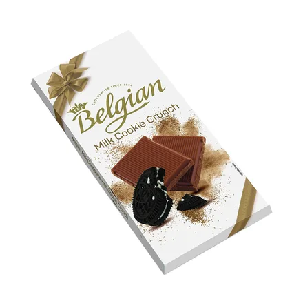 Chocolate Belgian Milk Cookie Crunch 100g