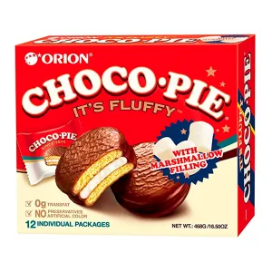 CHOCO PIE ORION RECHEIO MARSHMALLOW 12X39G