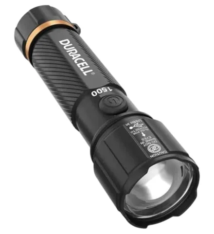 Duracell Lanterna Hibrida Recarregavel 1500 Lumens
