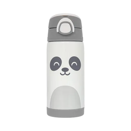 Botella Termica Con Pajita Buba Panda 400ml