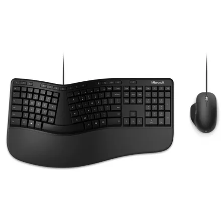 Teclado com Mouse USB Microsoft Desktop Business Inglês – Preto RJY-00001
